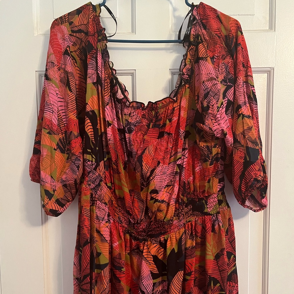 City Chic off the shoulder dress - size L/20
